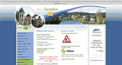 Desktop Screenshot of mestocernosice.cz